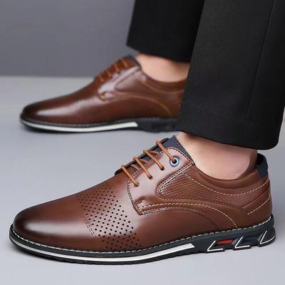 Moda Moda Zapatos de Vestir Negros Hombre Negocios Cuero Oxford Zapatos Sociales de Lujo Baile de Graduación Calzado Casual Talla Grande 48 49 50 51 52 53