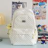 Schoolbag Small Fresh Sweet Cute Japanese College Wind Polka Dot Backpack Junior High School Students Casual Light Large Capacity Backpack