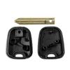 KEYYOU 10PCS Transponder Car Key Shell Fob For Peugeot 106 107 307 207 306 406 For Citroen C2 C3 C4 VA2/Hu83/SX9/Ne73 Blade