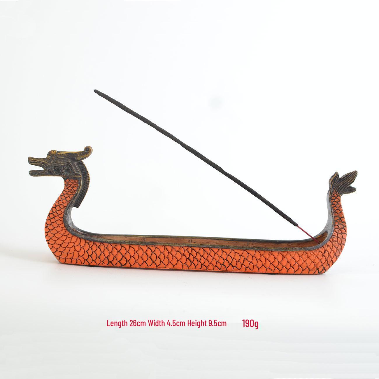 

Traditional Dragon Boat Incense Holder – Home & Office Decor, Ideal Festival Gift