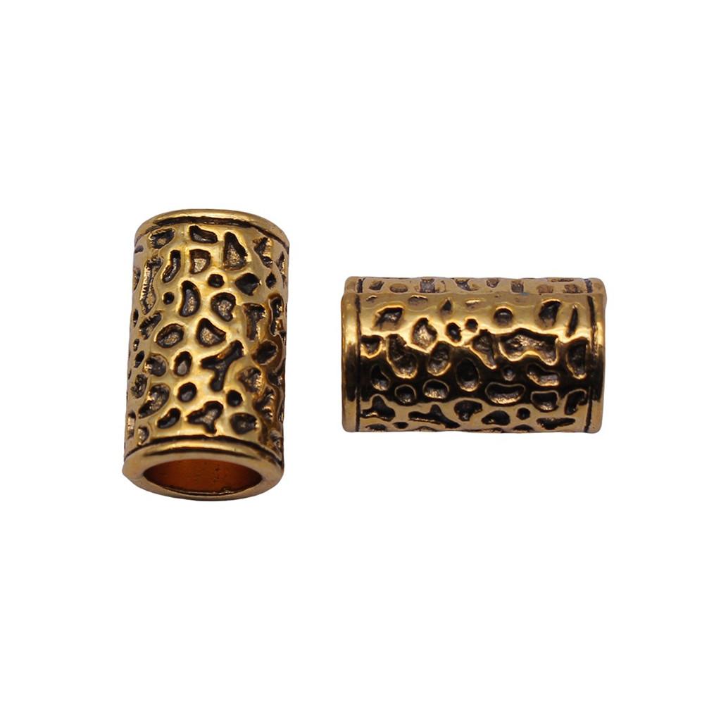 Tribal Pattern Tube Beads Charms Braided Spacer Beading For Jewelry Materials