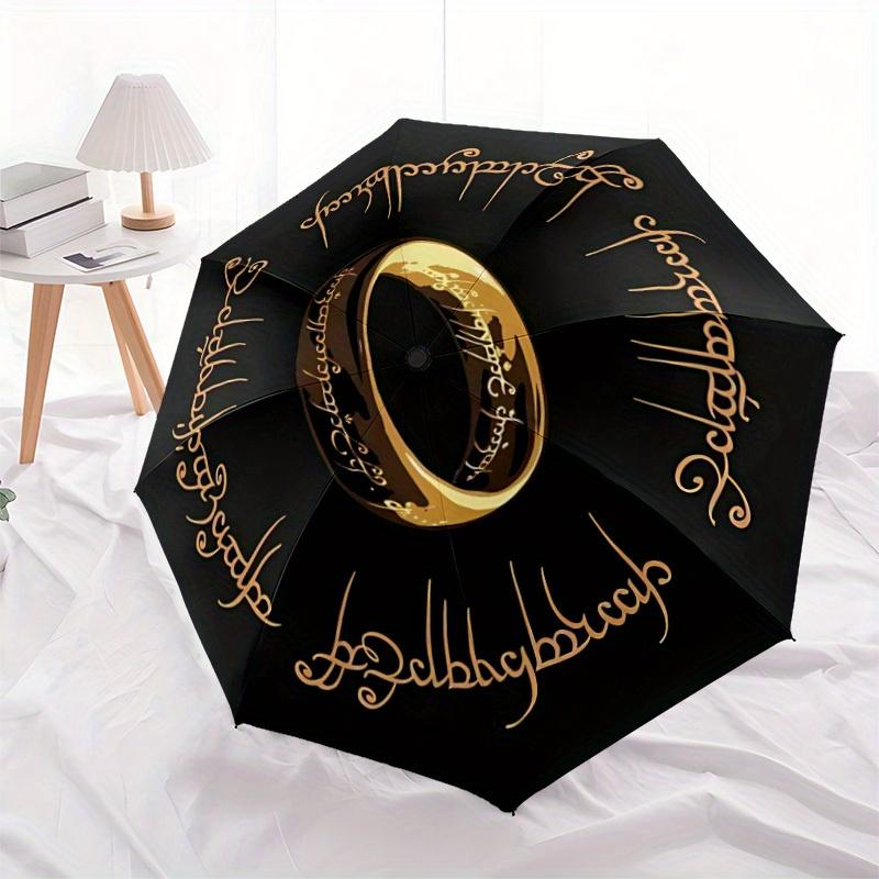 Grand Theft Auto GTA Auto Open/close, 8-Rib Iron Frame, Compact Folding Umbrella All-Season  0808093