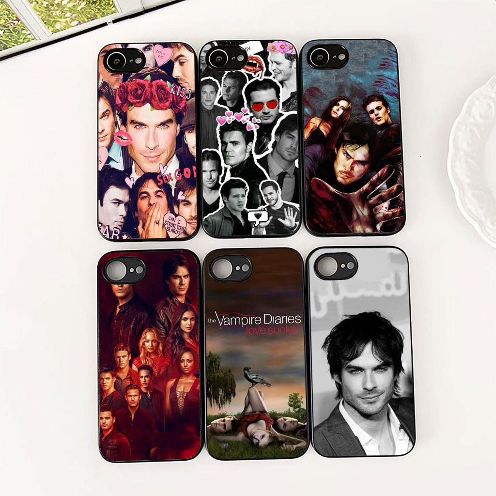 the Vampires Poster Diaries Cover for Apple iPhone 16 14 15 Plus 11 Pro Max 16E ProMax + 15Plus 16+ 14+ Coque Phone Case