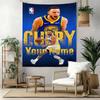Golden State Warriors Poster Retro Tapestry Nordic Minimal Made For Balcony Reading Corner Dorm Wall Four Seasons Gallery Wall
