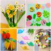 Square Origami Paper, 100 Sheets, 1/20 Colors, 6 Inch Square, Double Sided Colored Paper Diy Craft Paper for School Childs