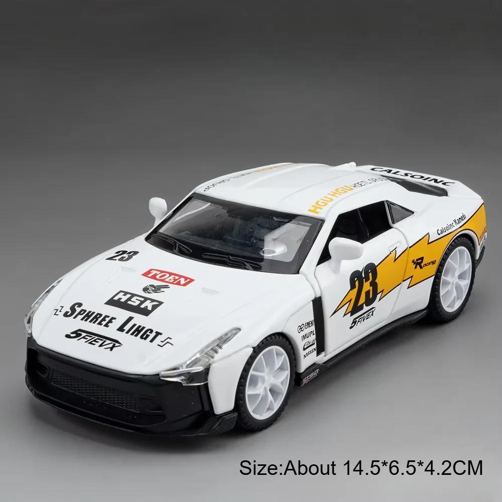 1:32 Skala Gtr Auto Modell Spielzeug Rückziehrad Lenkung Sportwagen Modelle Spielzeug Simulationsfahrzeuge Durchdachtes Geschenk Für Geburtstage