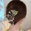 Koreanische Quasten-Haarklammern Exquisite Metall-Blumen-Haarspangen Für Frauen Mädchen Haarschmuck