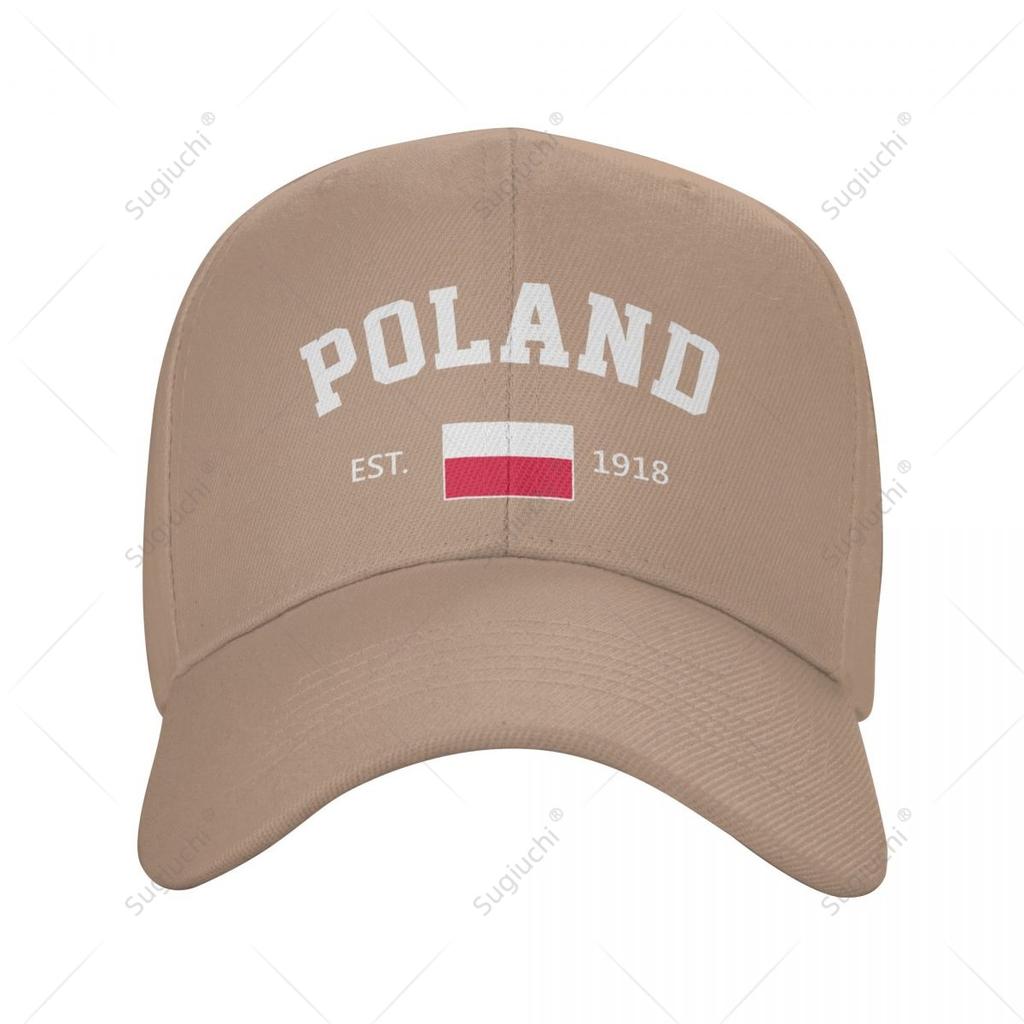 Baseball Cap Poland EST Independence Day Wild Sun Shade Peaked Adjustable Outdoor Caps