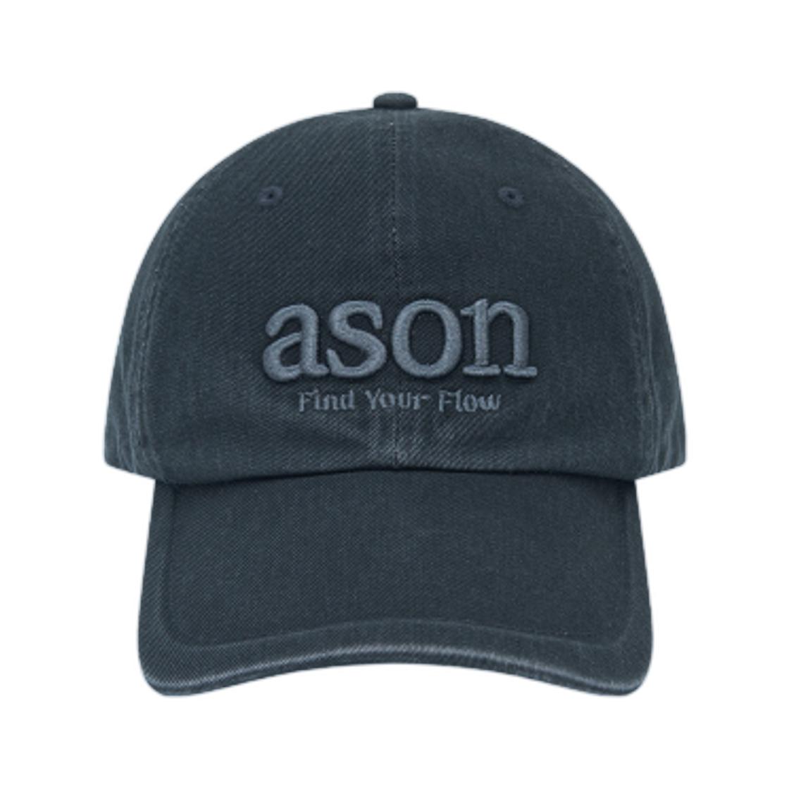 ASON Hoop Ball Cap Charcoal ONE SIZE