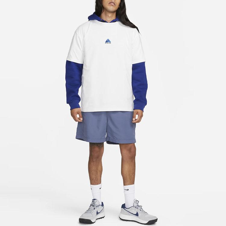 Nike Acg Logo Embroidered Loose Short Sleeve T-Shirt Men Tops White DQ1815-122