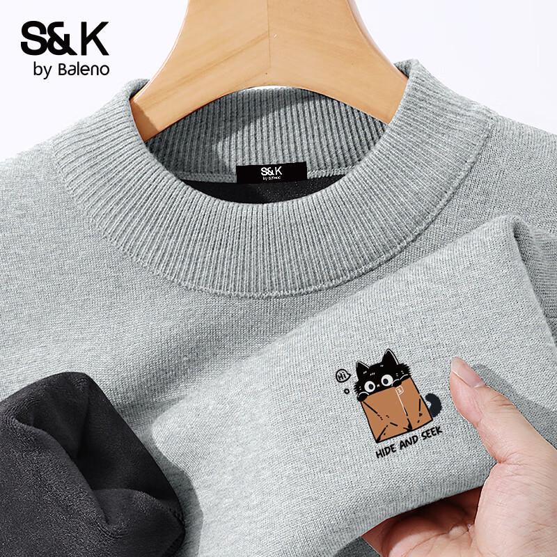 

Baleno Men s S&K Series Heavyweight Semi-High Neck Knit Sweater M