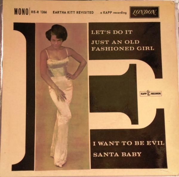 

7inch Record EARTHA KITT - Eartha Kitt Revisited RER1266 London Records 1960 UK Jazz Used