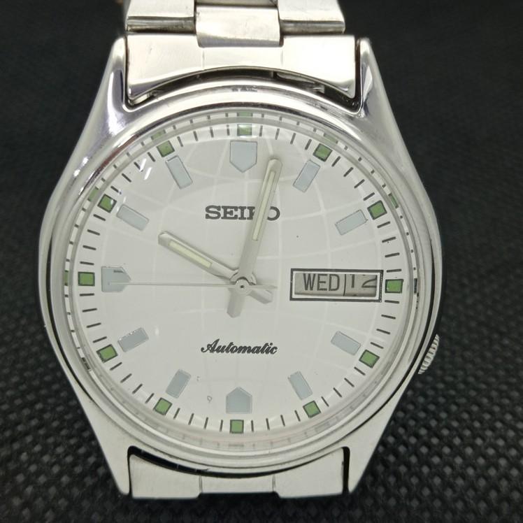 USED VINTAGE SEIKO AUTOMATIC 7009A JAPAN MENS D/D SILVER WATCH 621e-a415945-2 SKU621e-a415945