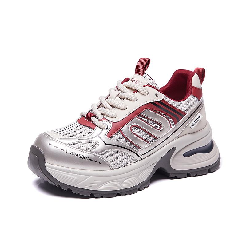 Paris Dad Shoes Female Star Platform 2026 Spring and Autumn New Mesh Breathable Height Increase Sports and Leisure Shoes