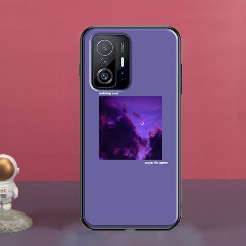 Purple Aesthetic For POCO X5 X3 F5 Pro X4 F4 GT M5s C40 F3 Case For Xiaomi 13 Lite 12 11T 12T Pro 12X Cover