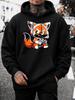 Unisex Hoodie, Gaming Festival, Cute Fox Gamer Graphic, Pullover Hoodie, Streetwear Style, Autumn Winter Casual Wear, Front Pocket And Drawstring