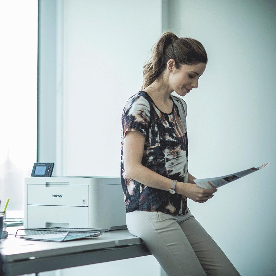 high speed color laser printer white 