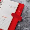 New Journal Ring Binder Leather Card Organizer Notebook Daily Planner File Folder Notepad