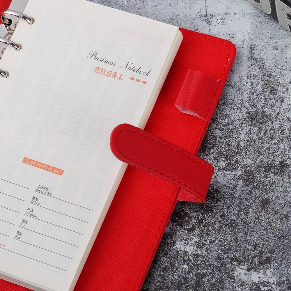 New Journal Ring Binder Leather Card Organizer Notebook Daily Planner File Folder Notepad