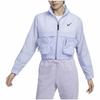 Nike City Logo Printed Zip-Up Collar Jacket Women Jacket Purple DV8035-536