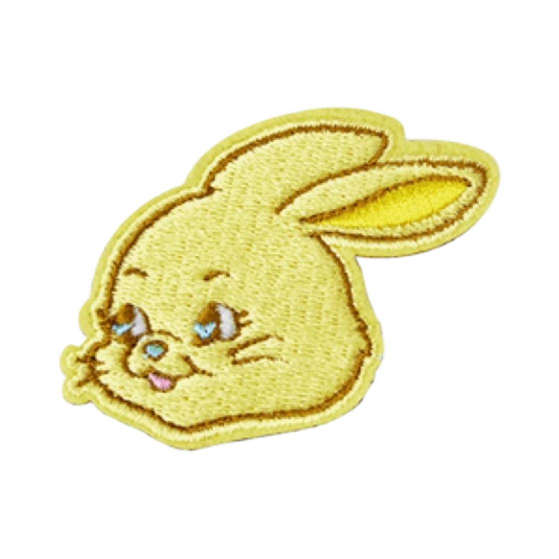 NewJeans Tokki Coller Embroidered Patch Reversible Sticon Yellow ONE SIZE