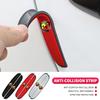 4Pcs Rubber Bumper Strip Car Door Anti-Collision Protector Sticker For Abarth Punto 124 125 500 Fiat Viaggio Car Accessory