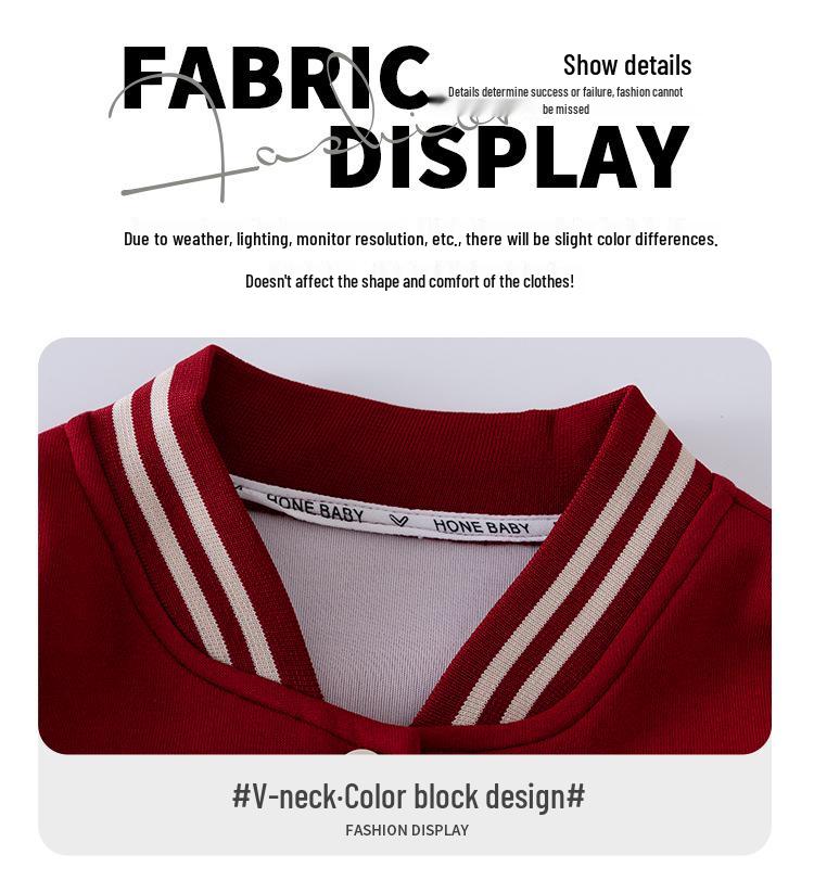 Girls' Stylish Baseball Jacket - 2025 New Spring/Autumn Fashion Outerwear for Big Kids