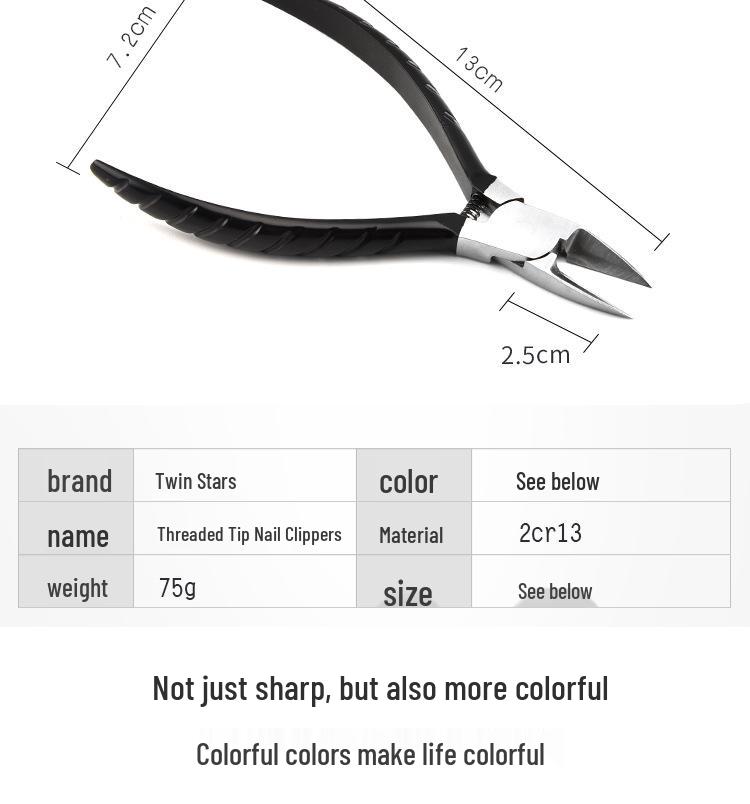 Stainless Steel Pointed Jaw Cuticle Pliers and Nail Clippers