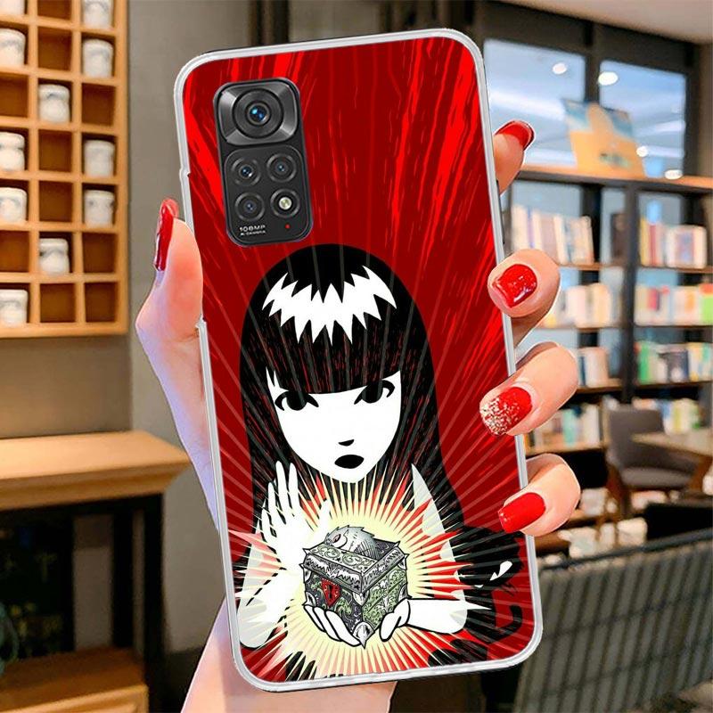 

Comics Emily The Strange Cover Phone Case For Xiaomi Redmi Note 15 14 13 12 11 10 Pro Plus 14S 12S 11S 11T 11E 10S Soft Fundas S Note 15 Pro Plus