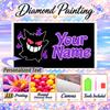 Personalized Gengar Diamond Art Custom Name 5D Diamond Painting Full Drill DIY Craft