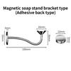 Portasapone Magnetico in Acciaio Inossidabile, Multifunzione da Parete Autodrenante, Per Bagno, Cucina, Cabina Doccia