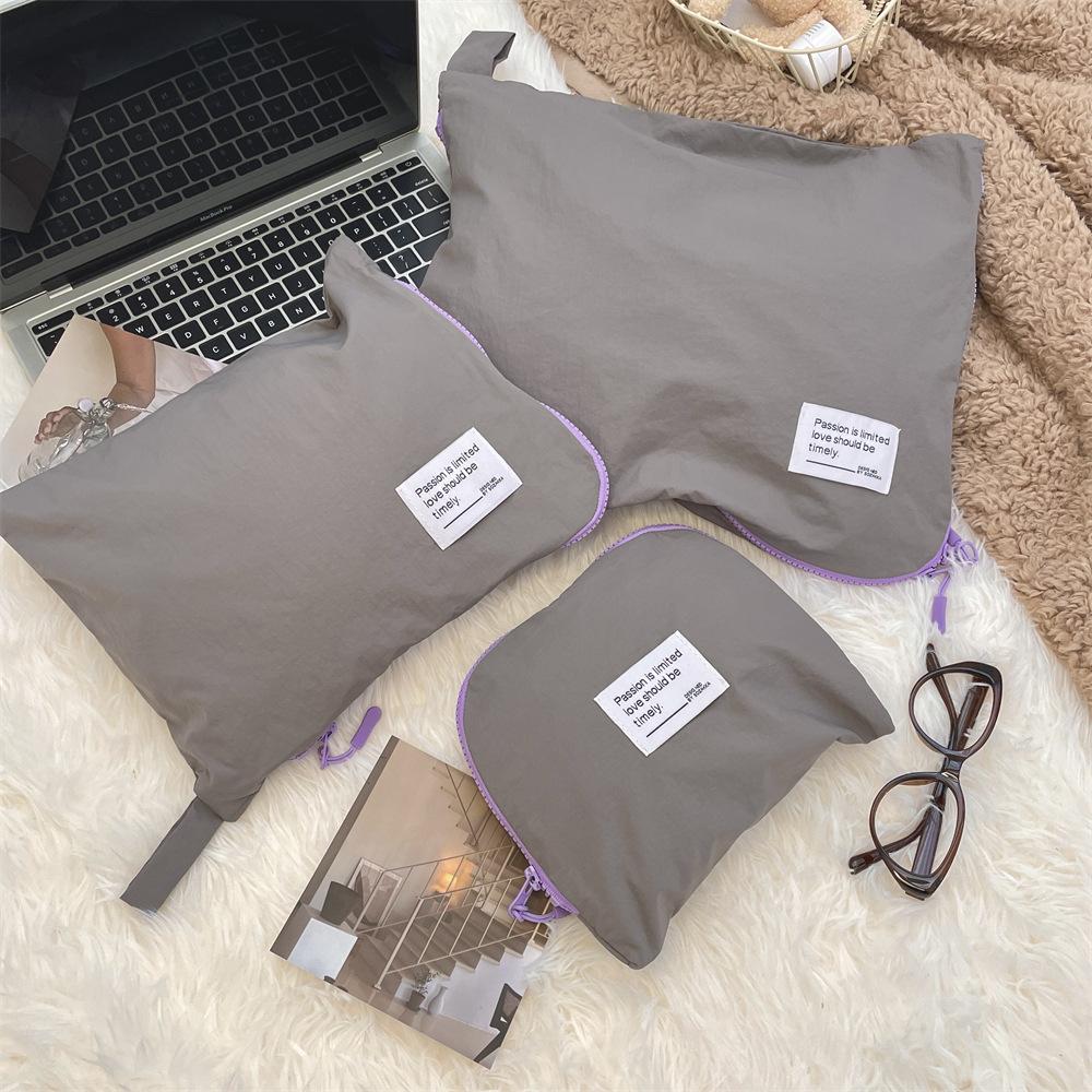 

Дорожная водонепроницаемая сумка для хранения, сумка для косметики и нижнего белья для деловой поездки, специальная сумка для сублимационной упаковки для чемоданов Small темно серый