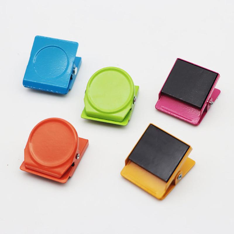 Magnetic Clips For Refrigerators, Colorful Mini Magnetic Clips, Memo Clips, Round Photo Clips, Suitable For Home And Office Use