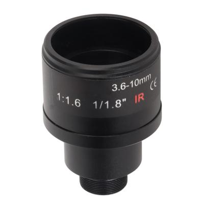 Obiettivo zoom manuale da 6 MP 3,6-10 mm F1.6 Telecamera CCTV con attacco M12 da 11,8 pollici Obiettivo a fuoco manuale per