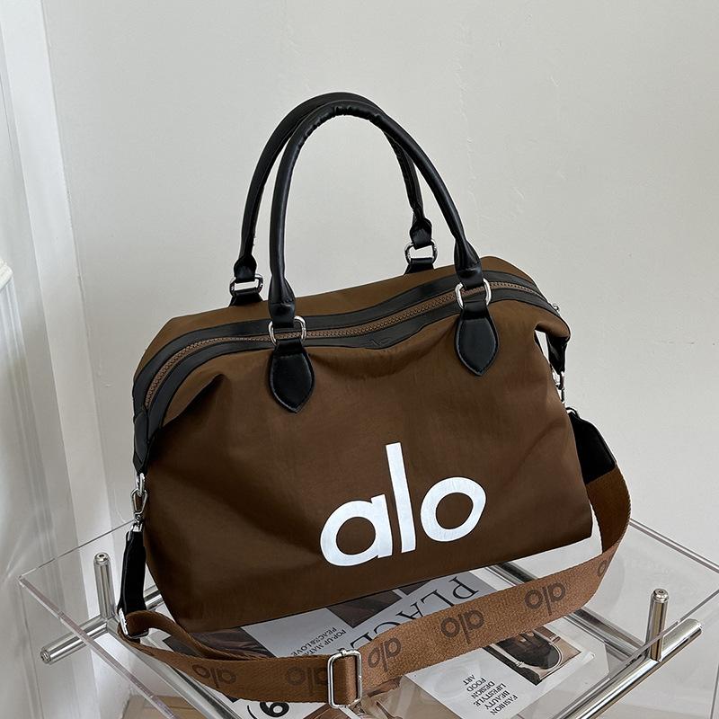 

Korean Version Simple Letter Waterproof Bag, Niche Single Shoulder Travel Tote Bag, Commuting Handbag, Large Capacity Women s Bag коричневий