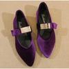 New Luxury Fashion Pointed Toe Mary Jane Shoes New Comfortable Elegant Loafers Flat Single Shoes Women Zapatos De Mujer
