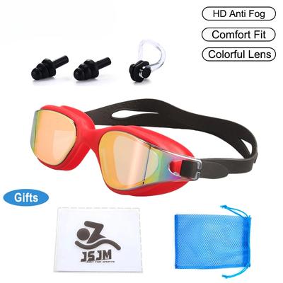 New Swimming Goggles HD Anti-Fog Professional Swimming Glasses Silicone Anti-UV Adjustable Swimming Goggles Adults Unisex