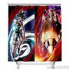 Anime Dragon Ball Z Son Goku Burdock Broli Bath Shower Curtain Waterproof 3D Cute With Hooks For Kids Bathroom Decoration