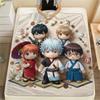 1PC Gintama Patterned Flannel Blanket Suitable For All Seasons For Home Decor Warmth And Comfort Gifts Holiday Present