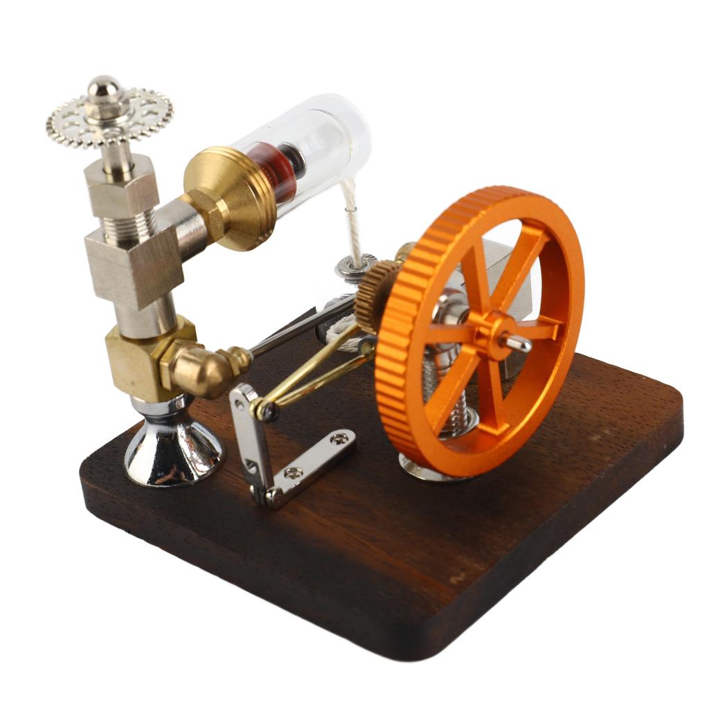Stirling Engine Free Piston Adjustable Speed Educational Electricity Generator for Mechanical