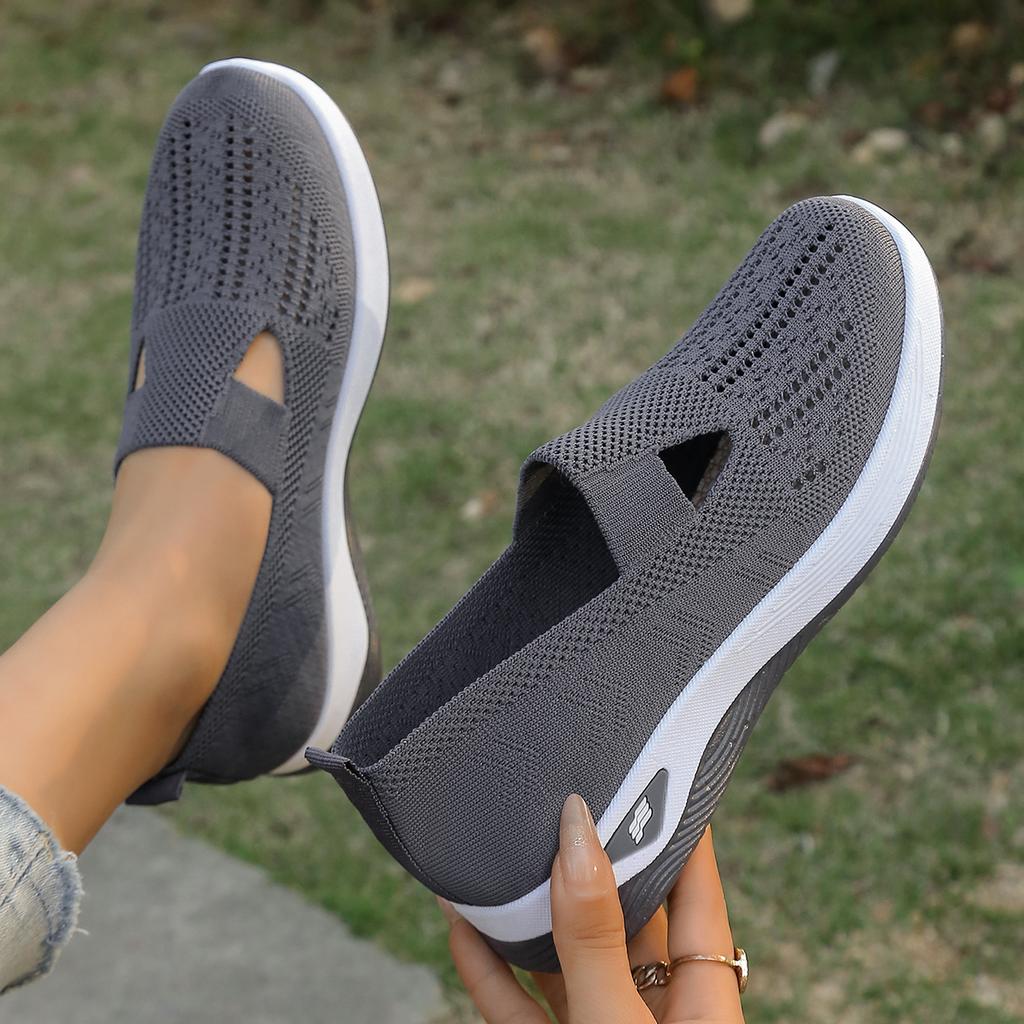 Fashion Women's Summer Sports Shoes, Simple Single-color Shoes, Solid-color Mom Shoes Series of Casual Sports Shoes