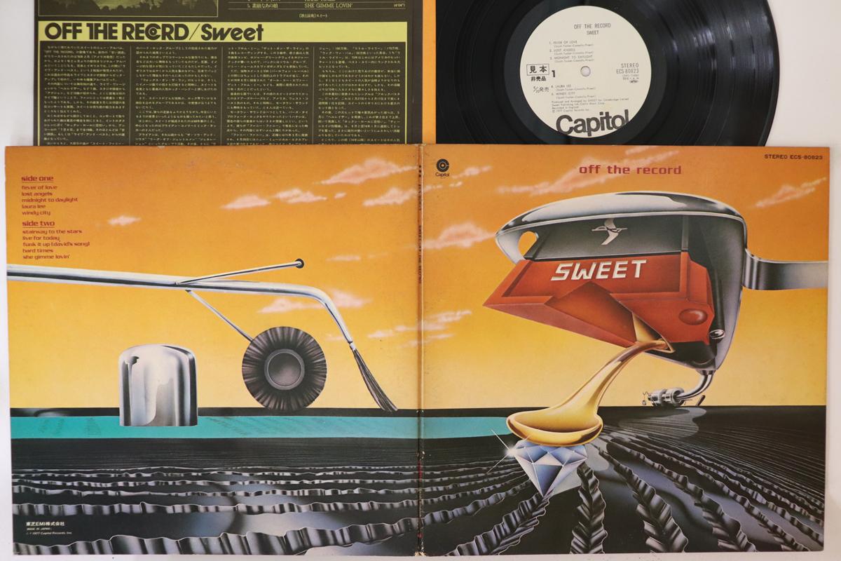 

LP Record SWEET - Off The Record ECS80823PROMO CAPITOL 1977 Japan Rock Used