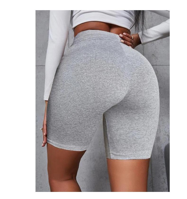 In Stock 2024 Nude Feel Seamless Yoga Shorts - Five-Point Tight Fit, Tummy Control, Perfect for Summer Cycling & Fitness