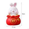 Statue Sculpture Photo Props Indoor Money Box Figurines for Desktop