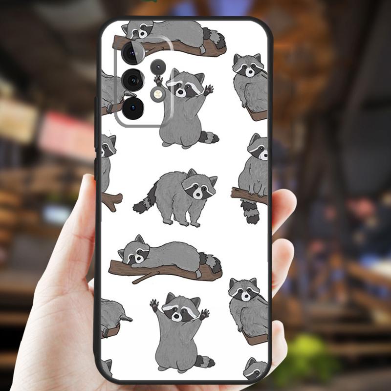 

Cute Raccoon Case For Samsung Galaxy A34 A06 A05 A32 A16 A55 A36 A26 A54 A14 A22 A52 A35 A15 A53 A13 A56 Samsung A34 5G
