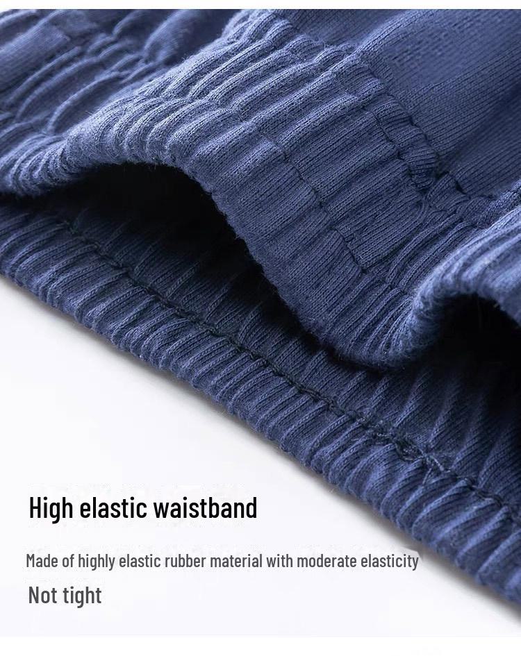 Men's Loose Cotton Pajama Shorts - Summer Large Size