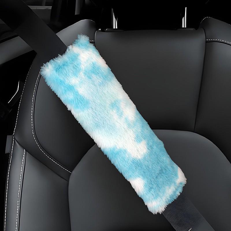 Explosive Car Seat Belt Shoulder Pad Plush Cool Colored Protector Cover