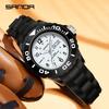 SANDA Men Women'S Quartz Watches Fashion Women Waterproof Sport Watch Digital Wristwatch Thin Ladies Design Clock Reloj Mujer