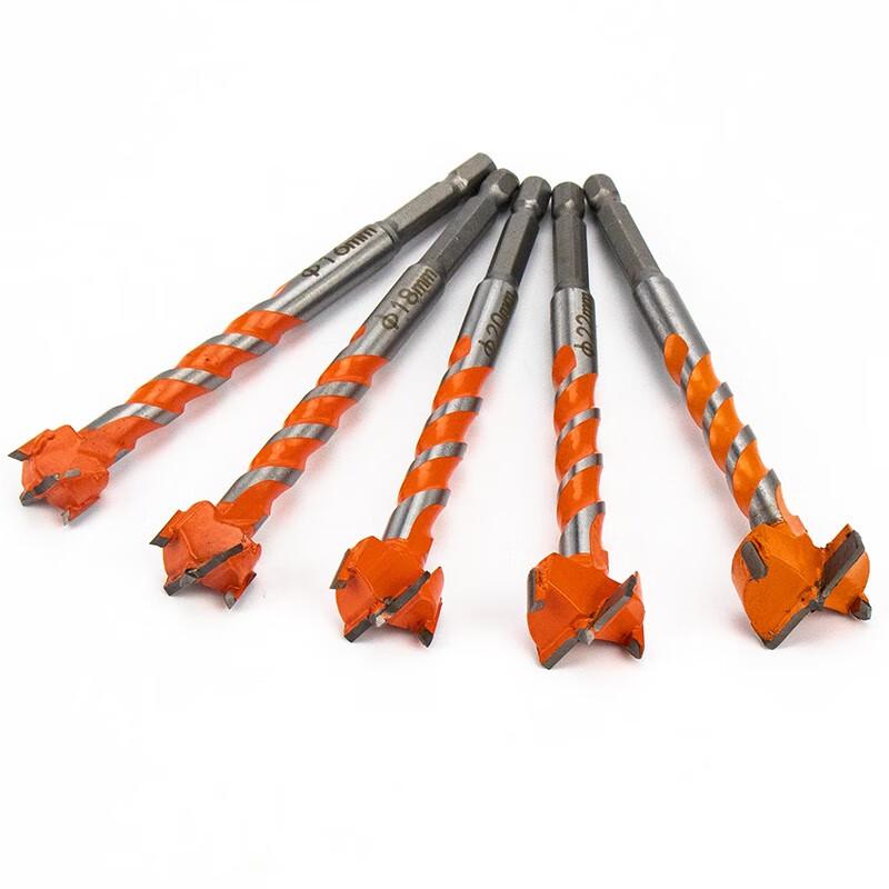 HSDIC Woodworking Extended Hex Shank Spiral Hole Saw Drill Bit