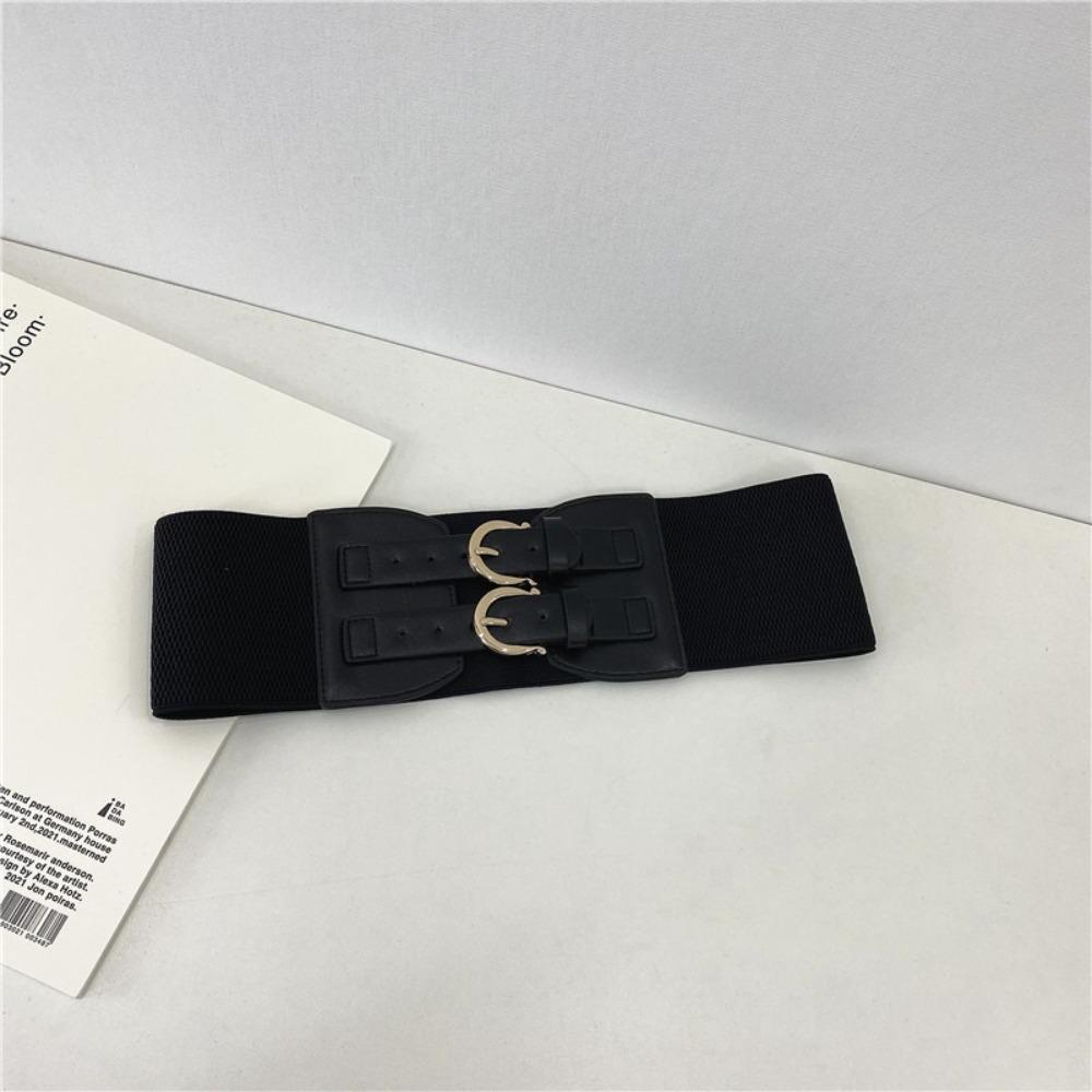 Adjustable Corset Belt Leather Wide Waist Corset Casual PU Cummerbunds  Girl